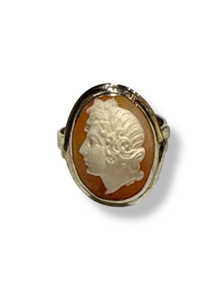 Ring Mandile 1922 Woman Cammei  in Silver Conchiglia 2ANCM9 - 2ANCM9